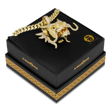 Load image into Gallery viewer, Dragon Emoji Head Stash Necklace