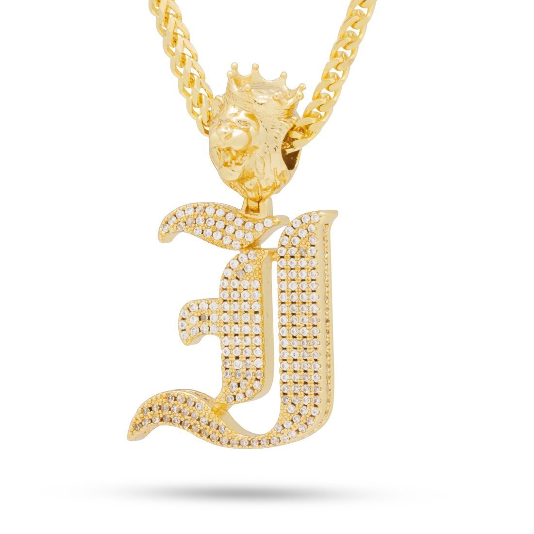 日本未入荷☆KING ICE☆The Old English Letter I Necklace 