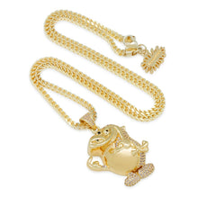 Load image into Gallery viewer, Ren & Stimpy x King Ice - Stimpy Necklace