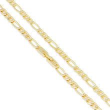 Load image into Gallery viewer, 5mm 14K Gold Figaro Choker Set
