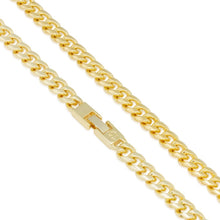 Load image into Gallery viewer, 8mm 14K Gold Miami Cuban Choker Set
