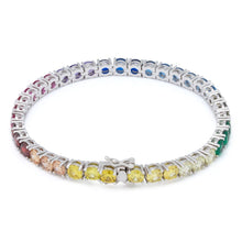 Load image into Gallery viewer, 5mm Spectrum Tennis Bracelet
