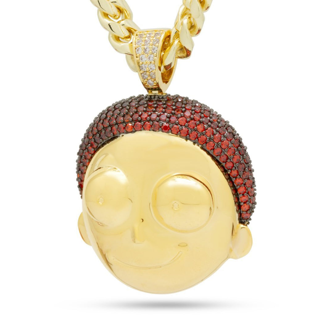 送税込【RICK AND MORTY x KING ICE】LE PLUMBUS NECKLACE☆国発 Plumbus Necklace | Rick and Morty Jewelry | King Ice